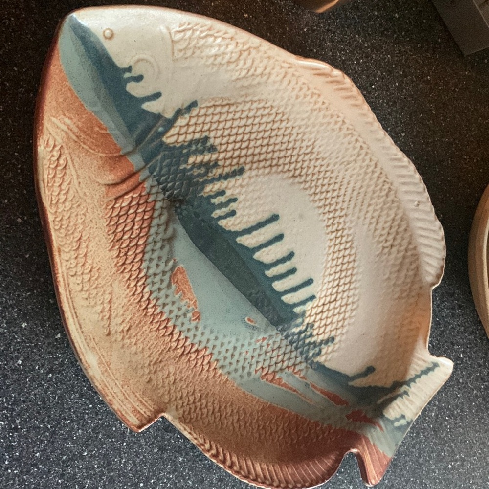 Stone Pottery Serving Tray